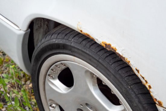 Rust on car